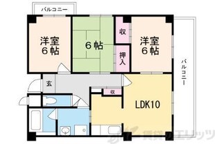 グランドハイツ小柳の物件間取画像